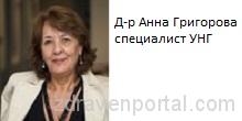 Д-р Анна Григорова – УНГ гр. София
