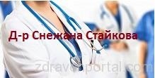 Д-р Снежана Йовчева Стайкова – Личен лекар гр. Нова Загора